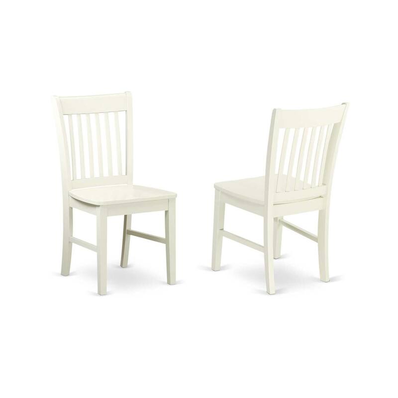 HomeStock 3-Piece Linen White Finish Solid Wood Top Dining Table Set