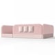 preview thumbnail 40 of 124, Twin/Full/Queen Teddy Fleece Floor Bed with Upholstered Safety Rails and Pocket