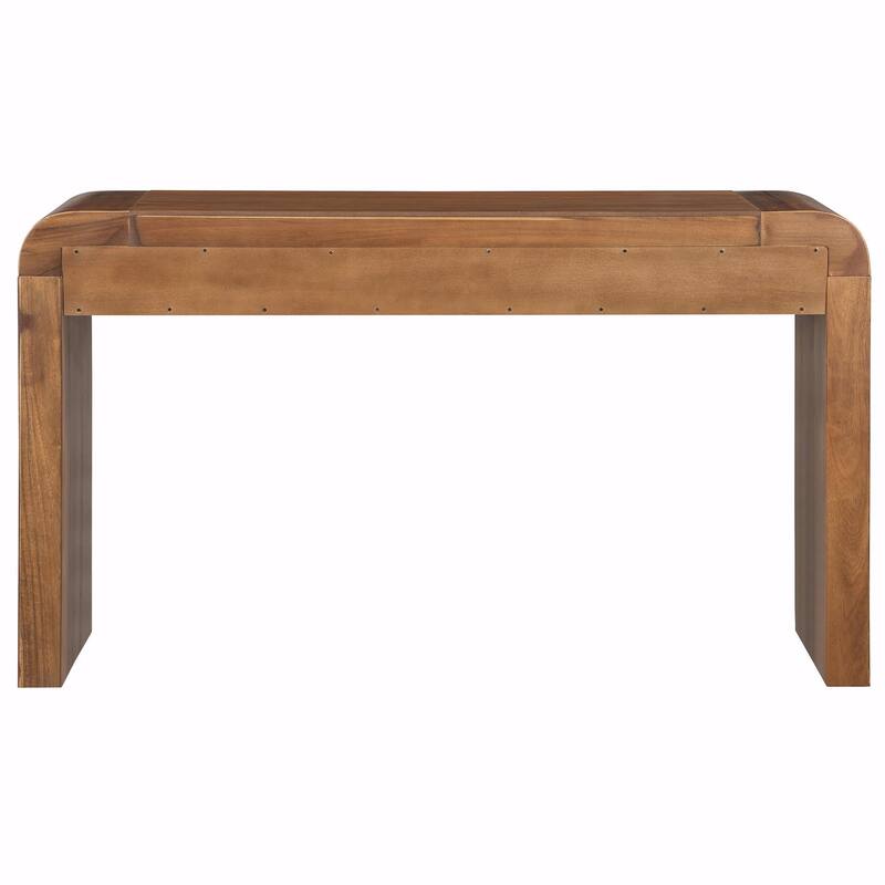 Console Table with Fluted Drawer & Thick Legs