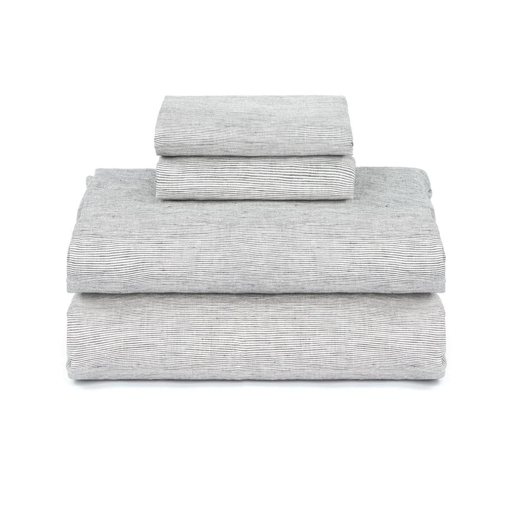 100% French Linen Sheet Set by BOKSER HOME
