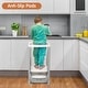 preview thumbnail 13 of 18, Kids Kitchen Step Stool with Dry Erase Board - 18.5"D x 18.5"W x 34.5"H