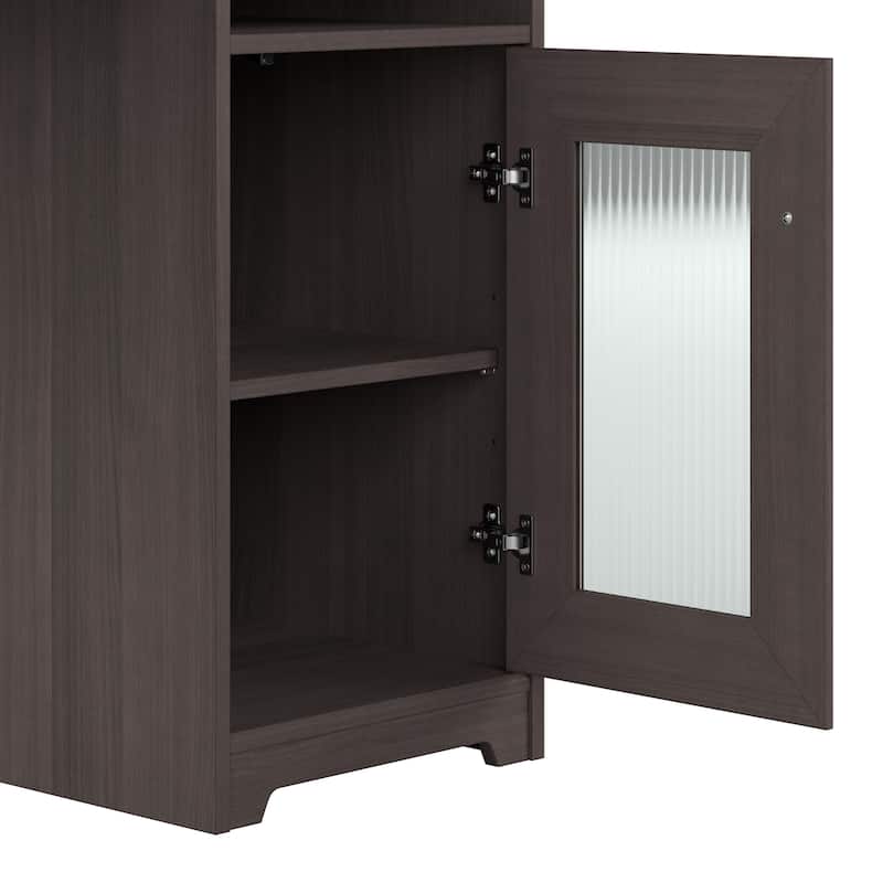 Bush Furniture Cabot Desk Return with Storage for Home Office Desk