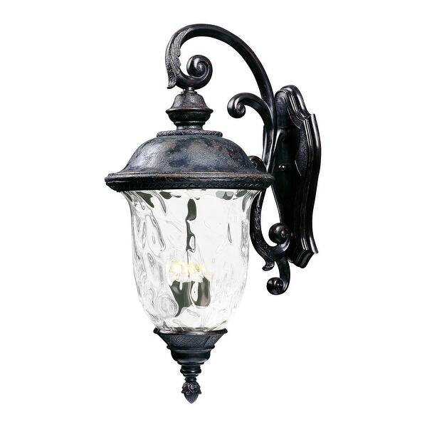 slide 2 of 2, Carriage House DC 3-Light Outdoor Wall Lantern