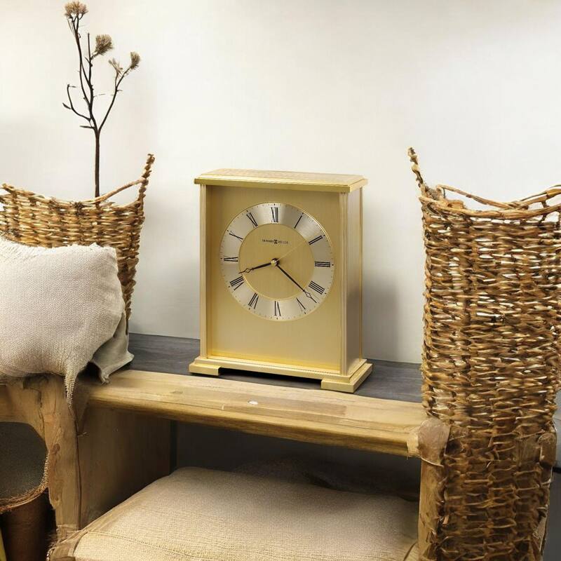 Howard Miller Exton Modern Glam Mantel Clock - Gold