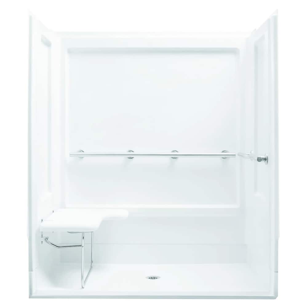 Sterling 40-5/8" W x 65-9/16" H Vikrell Shower End Wall Set with Seat