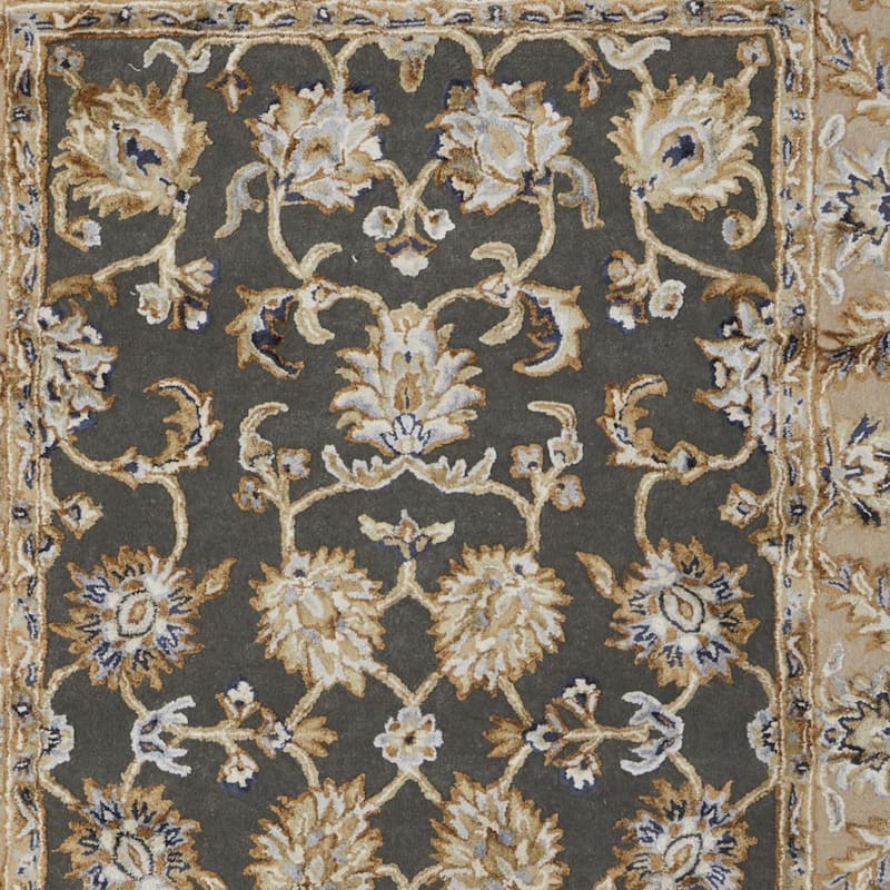 HomeRoots Floral Bohemian Rectangle Area Rug