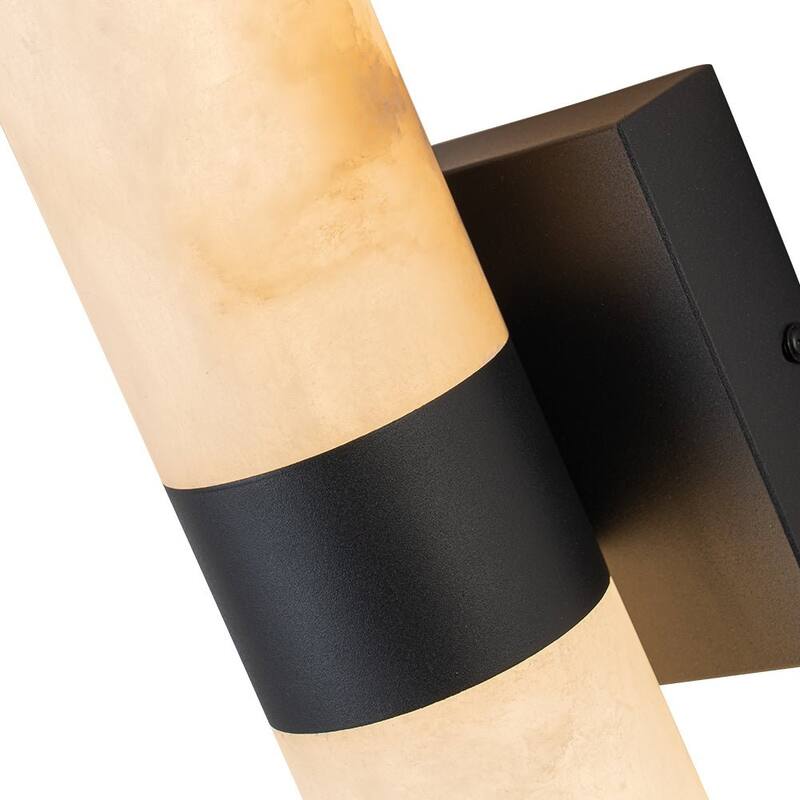 Dimmable LED Marble Linear Vanity Wall Lamp - Warm Light 23in