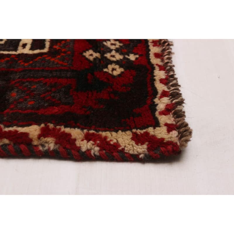 ECARPETGALLERY Hand-knotted Melis Red Wool Rug - 7'0 x 10'2