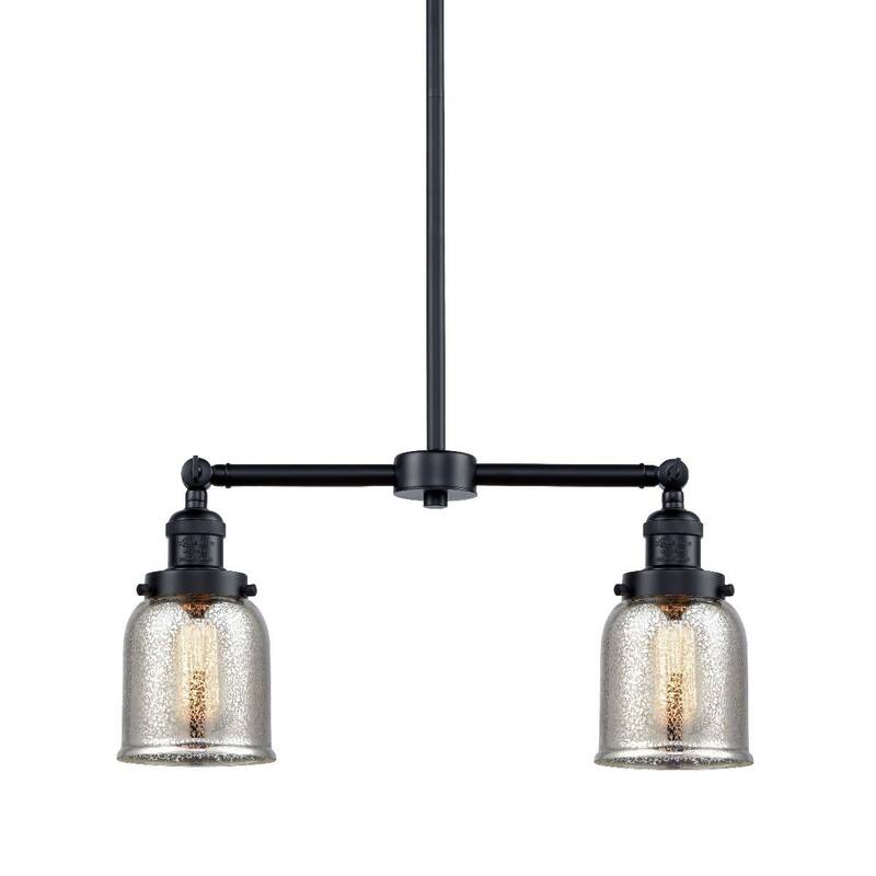 Innovations Lighting Small Bell 2 Light 21" Wide Linear Chandelier