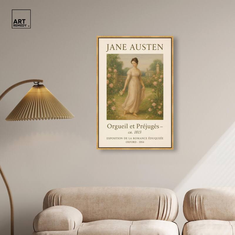 Lady in Austen's World Canvas by Art Remedy