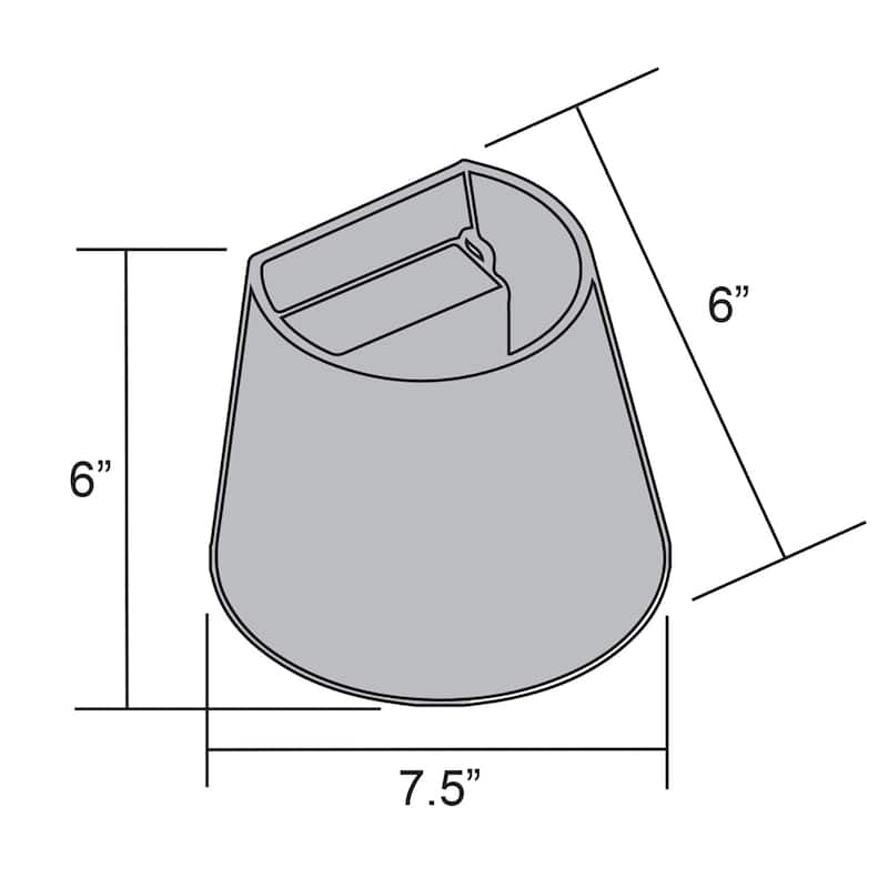 Access Lighting Cone 6" Tall LED Outdoor Wall Sconce - 3000K