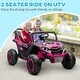 preview thumbnail 4 of 14, Powerful 24V Kids UTV Ride-On with Dual Motors, 2-Seats, 4 Shock Absorbers, LED Lights, and Horn for Ages 3-8