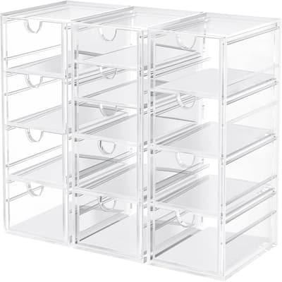 Desk Organizers And Accessories With 13 Drawers - 12.4"D x 9.84"W x 7"H