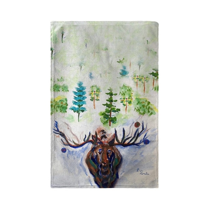 Christmas Moose Kitchen Towel - 16x25