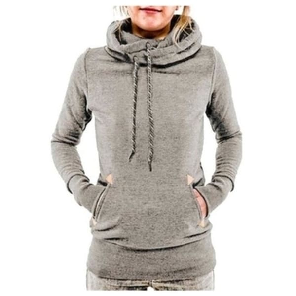 womens funnel neck hoodies