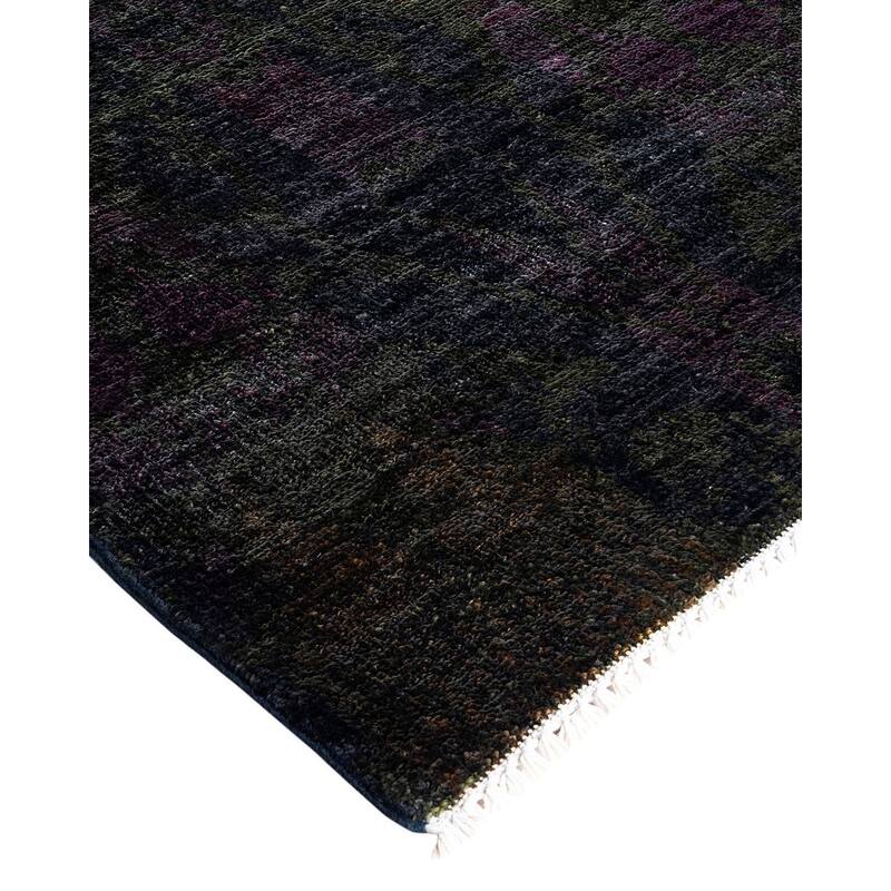 Overdyed, One-of-a-Kind Hand-Knotted Area Rug - Brown - 6' 0" x 9' 2"