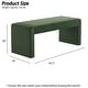 preview thumbnail 2 of 7, Velvet/Faux Leather Entryway Bench End of Bed Bench Upholstered Modern Window Bench for Dining Room/Bedroom