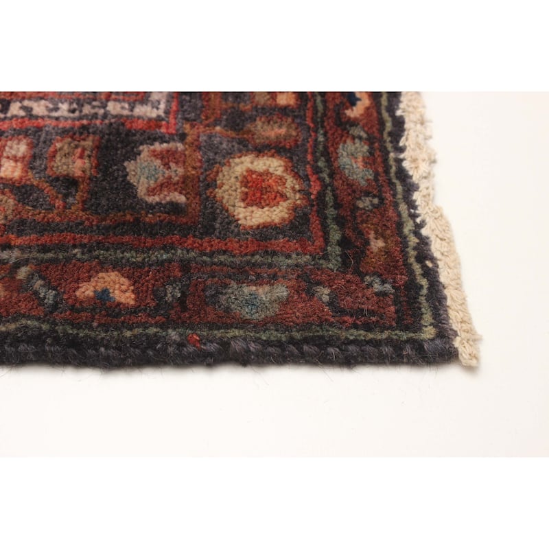 ECARPETGALLERY Hand-knotted Andelz Red Wool Rug - 3' 7" x 10' 4"