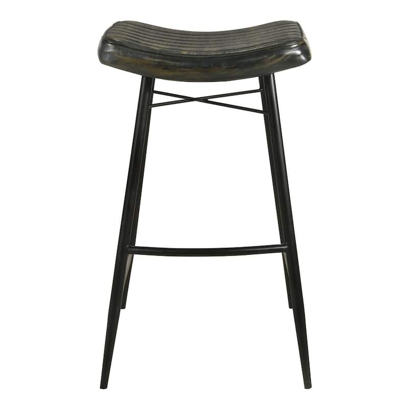 Reuger Upholstered Stools with Saddle Seat (Set of 2)