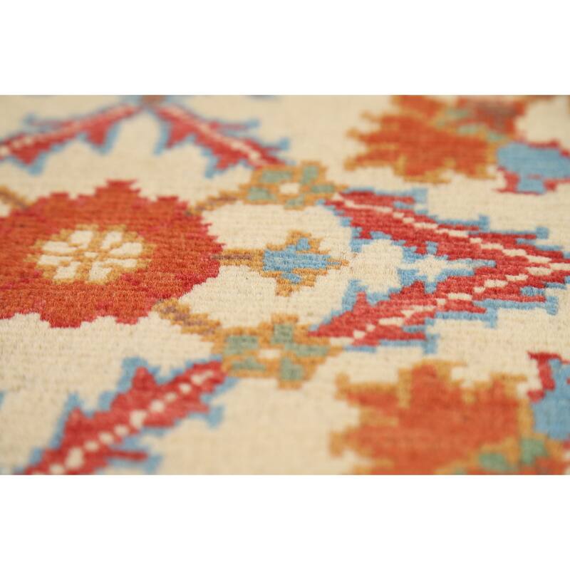 Floral Kazak Oriental Foyer Rug Handmade Wool Carpet - 2'0" x 3'0"