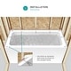 preview thumbnail 132 of 145, Fine Fixtures Acrylic-Fiberglass Soaking Bathtub, White. Alcove/Apron Front