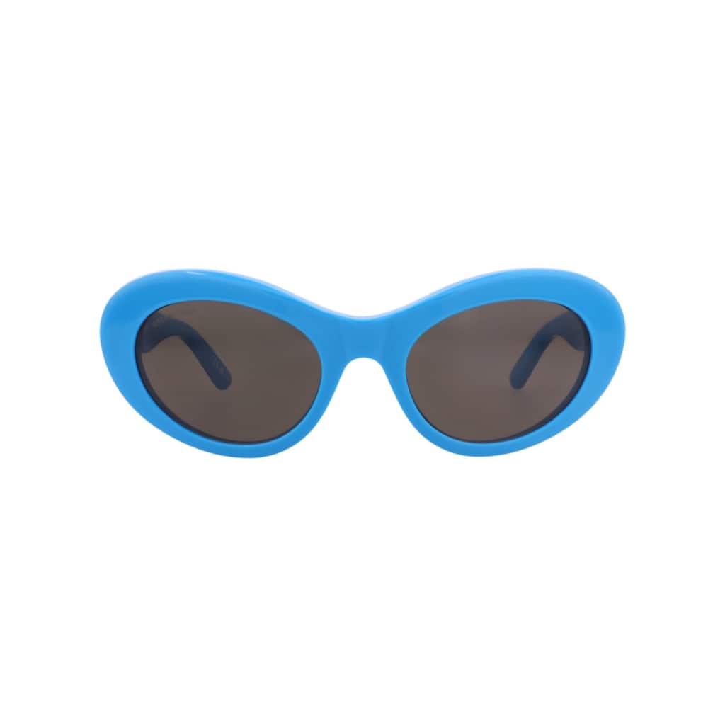 Balenciaga Round-Frame Recycled Acetate Sunglasses