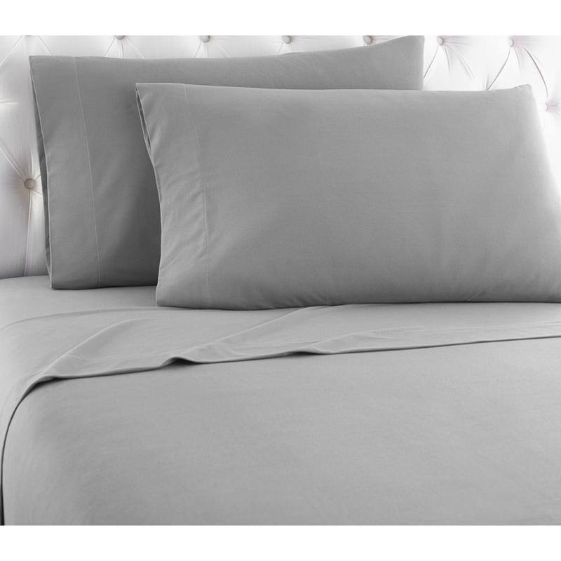 Shavel Micro Flannel® Bed Sheet Set - Full - Grey