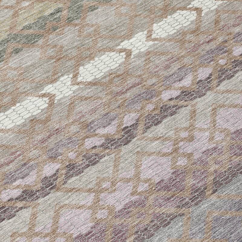 Machine Washable Indoor/ Outdoor Cabo Stripe Chantille Rug