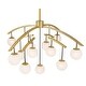 preview thumbnail 4 of 4, Minka Lavery 3748 Curven 13 Light 42" Wide Abstract Globe Chandelier