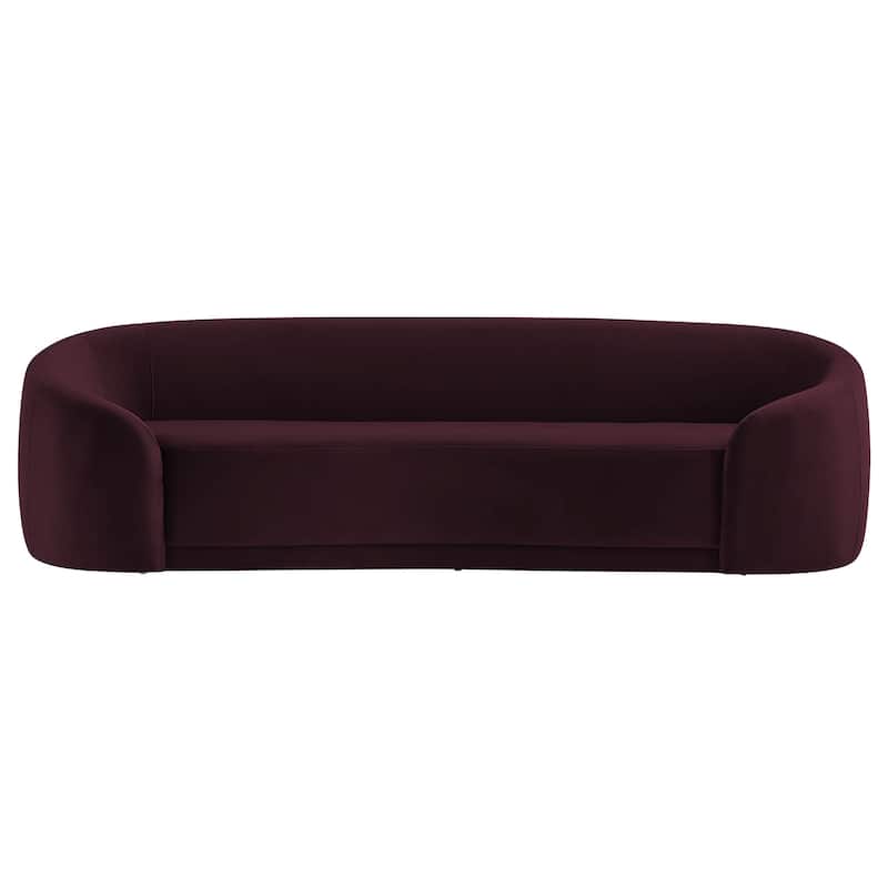 Contessa Curved Performance Velvet Sofa