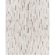 preview thumbnail 24 of 41, Hand-Crafted Euclid Viscose & Hair-on-hide Area Rug 2' x 3' - Light Grey