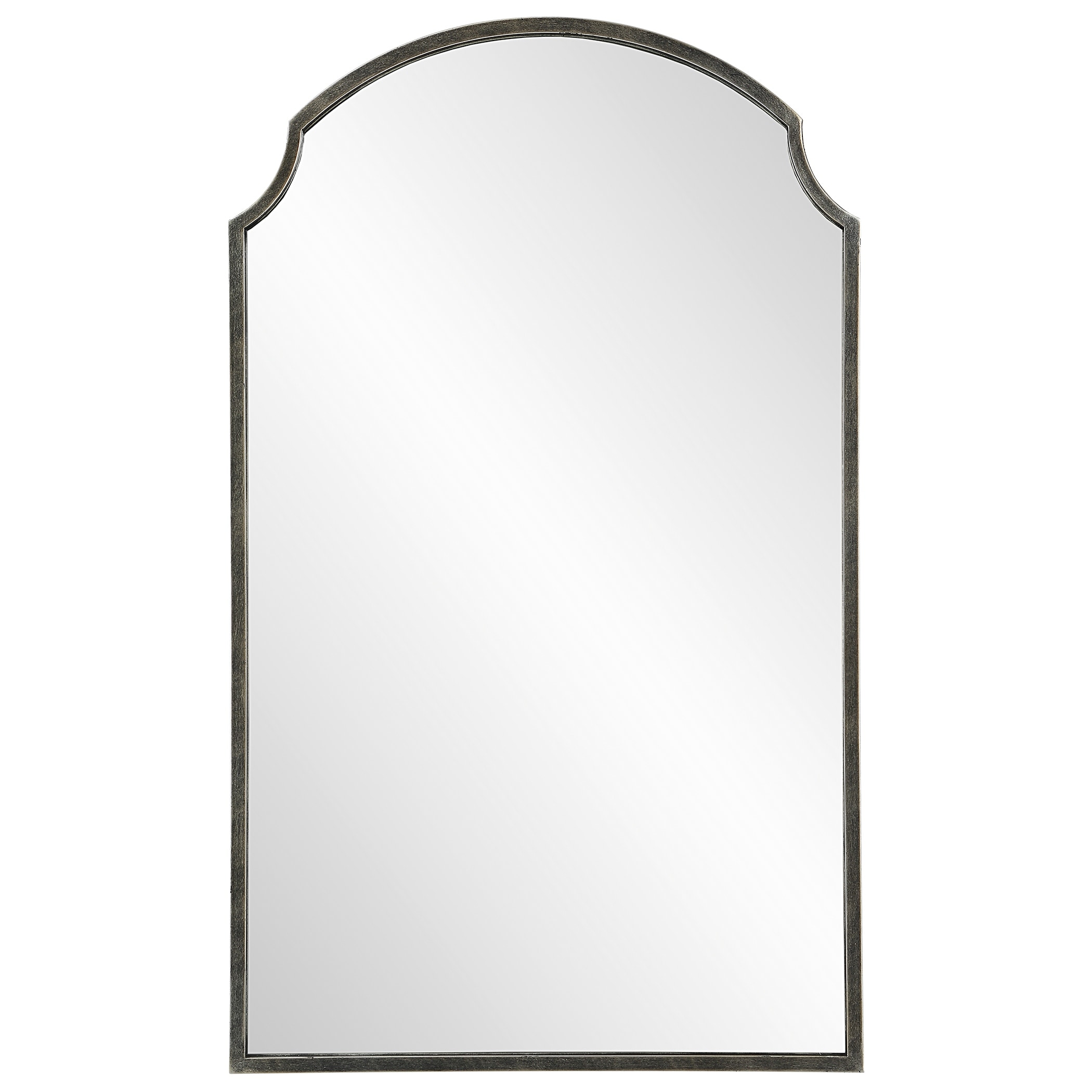 Bronze Arch Top Mirror - 21.75"W x 36"H x 1"D