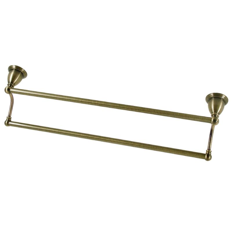 Kingston Brass Heritage 24-Inch Dual Towel Bar - Antique Brass