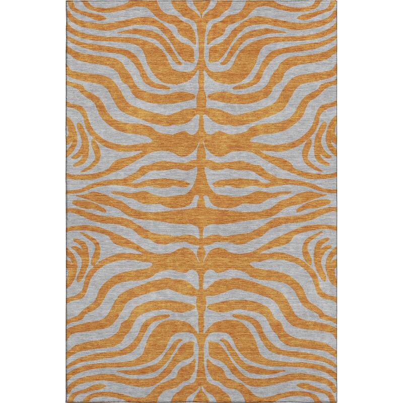 Premium Washable Super Soft Modern Zebra Print Mayfield Rug