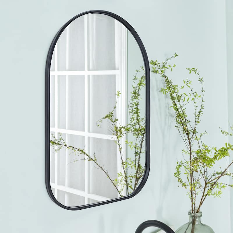 TEHOME Arch Metal Wall Mirror