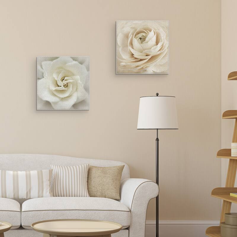 Dream, Faded Gardenia by Rebecca Swanson Canvas Art Prints