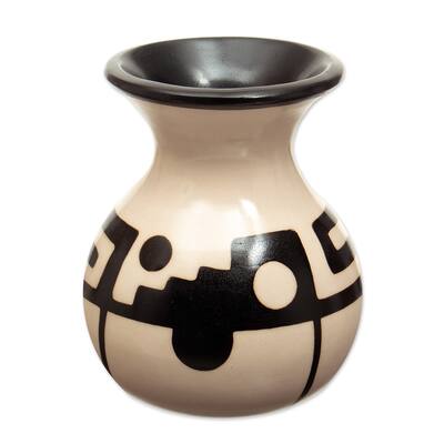 Novica Handmade Modern North Ceramic Decorative Vase