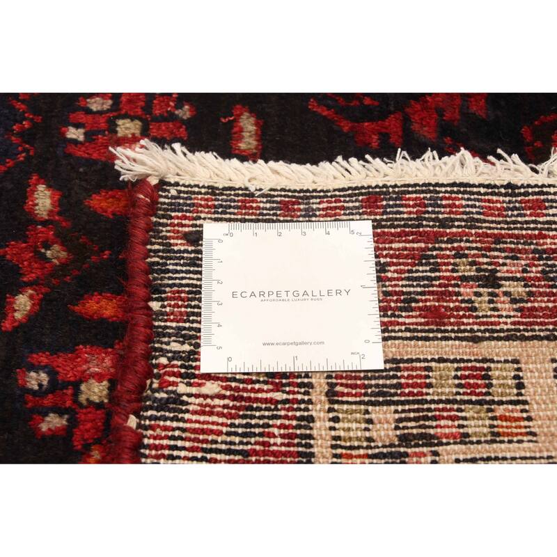 ECARPETGALLERY Hand-knotted Andelz Navy Wool Rug - 3'4 x 13'5