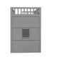 preview thumbnail 10 of 11, Gray Twin Size Solid Wood House Loft Bed with Ladder