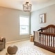 preview thumbnail 5 of 10, Cotia Boho Glam 3-light Wood Beads Semi-flush Mount Ceiling Lights Gold Chandelier - D14"*H15.5"