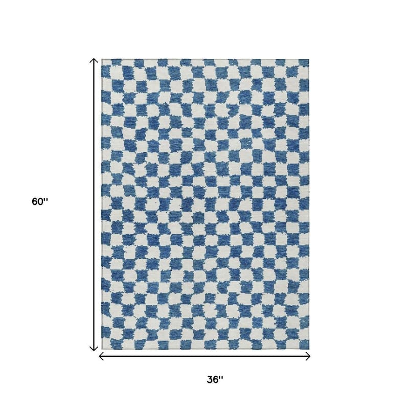 HomeRoots Geometric Transitional Rectangle Outdoor Rug