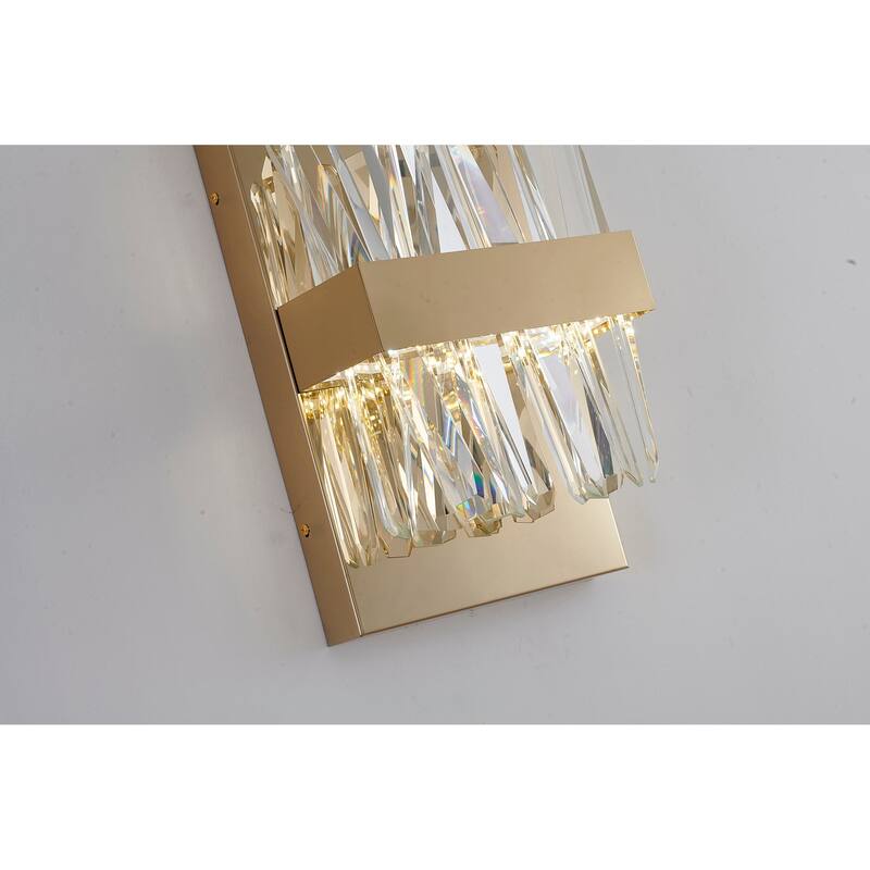 10" Gold Stainless Steel LED Wall Sconce