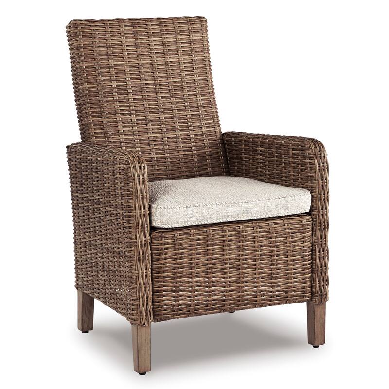 Signature Design By Ashley Beachcroft Outdoor Dining Chairs Set - 25.5" W x 25.63" D x 40.25" H