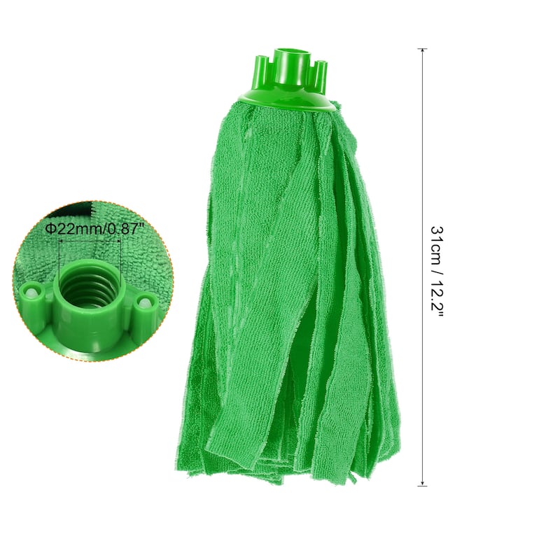 Microfiber Cloth Mop Heads Replacement Floor Cleaning Pads