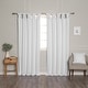 preview thumbnail 14 of 42, Aurora Home Thermal Insulated Blackout Knotted Tab Curtains