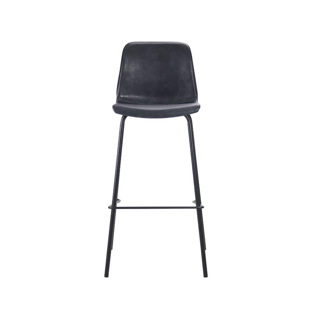 (Set of 2) Erwin Faux Leather Bar & Counter Stool (2 Color Options)
