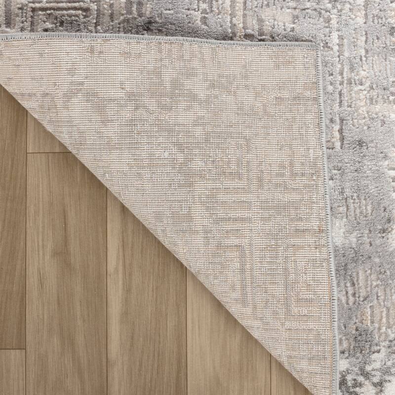 Bifo Distressed Abstract Modern Stain Resistant Durable Area Rug By HomeRoots