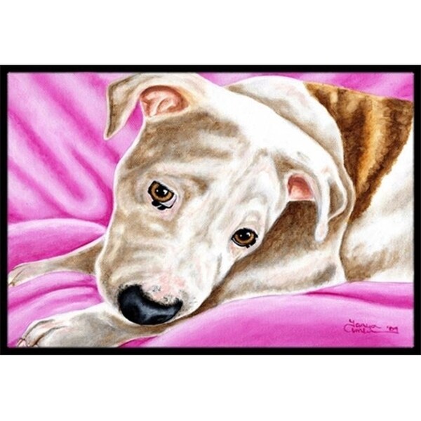Carolines Treasures AMB1413JMAT Dream Girl Pit Bull Indoor or Outdoor Mat 24 x 36