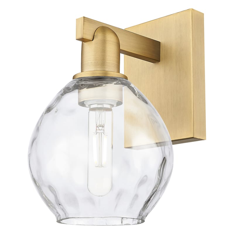 Innovations Lighting 716-1W-11-6 Waverly Sconce Waverly 11" Tall Wall - Brushed Brass / Clear