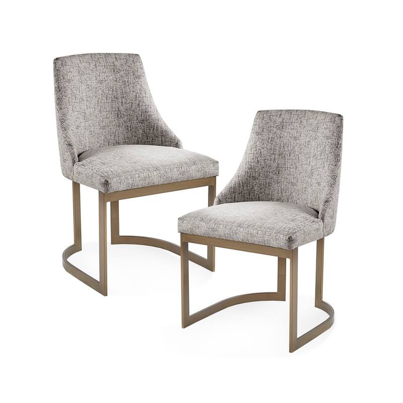 Modern 21'' Accent Dining Chairs Kitchen Chairs - Grey